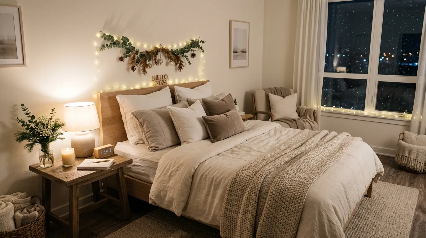 Use linens and table settings to elevate the gathering inspiration for a New Year celebration setting.